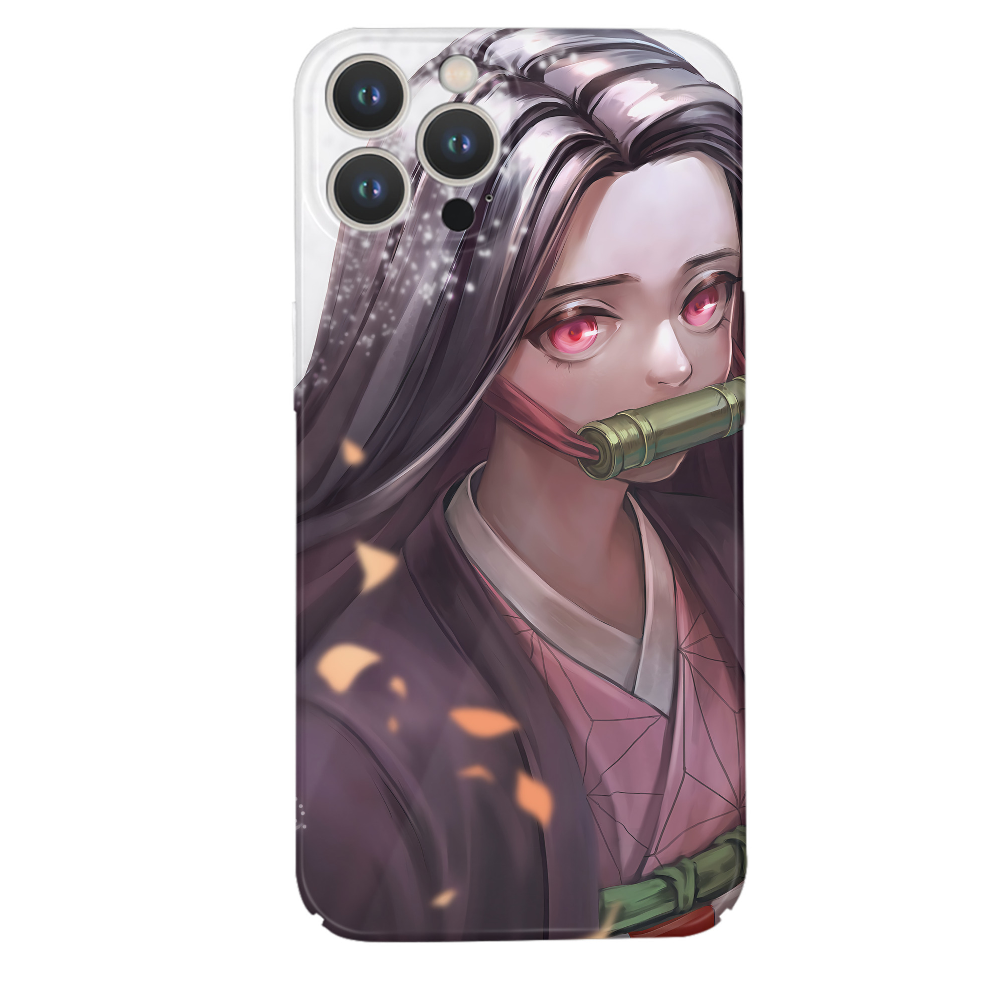 （画像用） 鬼滅の刃（きめつのやいば）竈門 禰󠄀豆子／かまど ねずこ Kamado Nezuko 【iPhone 14シリーズ対応】ハードケース